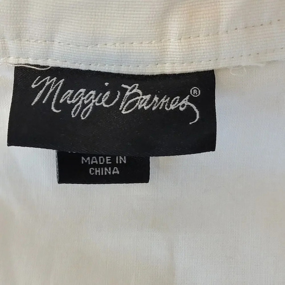 MAGGIE BARNES Womens Plus Fall Colorblock Cotton Canvas Jacket Size 1X Brown - Picture 11 of 12